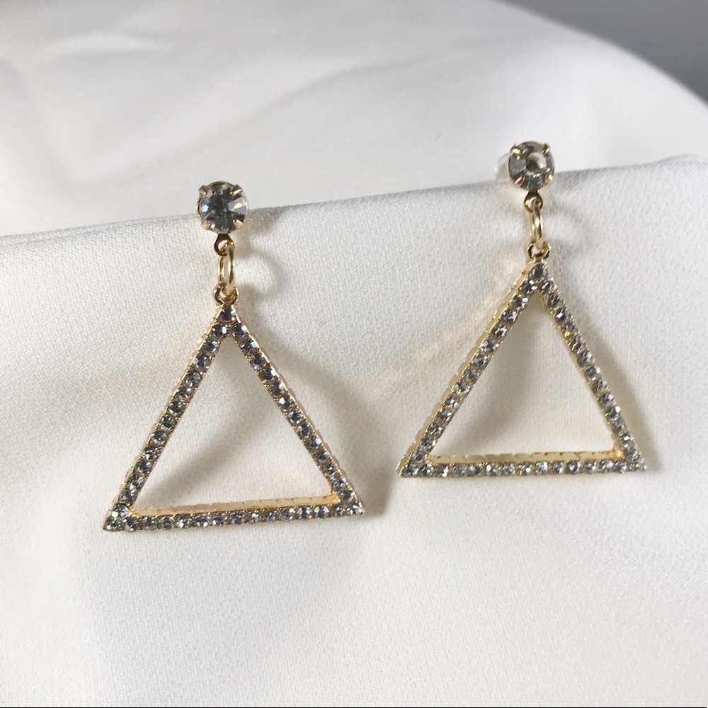 18k over sterling silver earrings